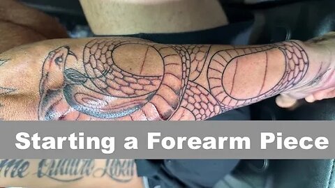 Starting a Forearm Piece (Tattoos in Sedona, AZ)