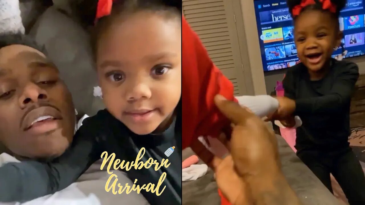 DaBaby & Daughter Serenity Tickle Each Others Feet!🦶🏾