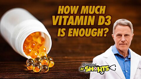 #Shorts How much vitamin D3 is enough?