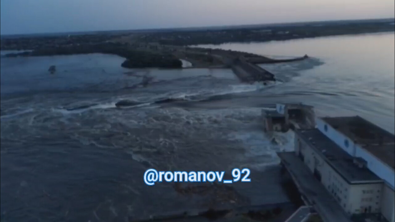 Kherson Oblast: Kakhovka Hydroelectric Station dam is completely destroyed