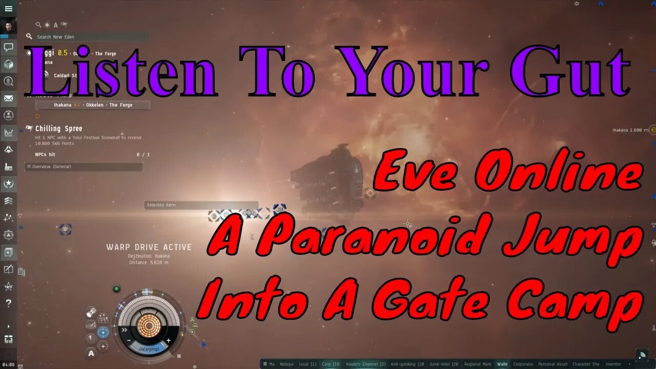 Paranoid Jump Into Eve Online Gate Camp