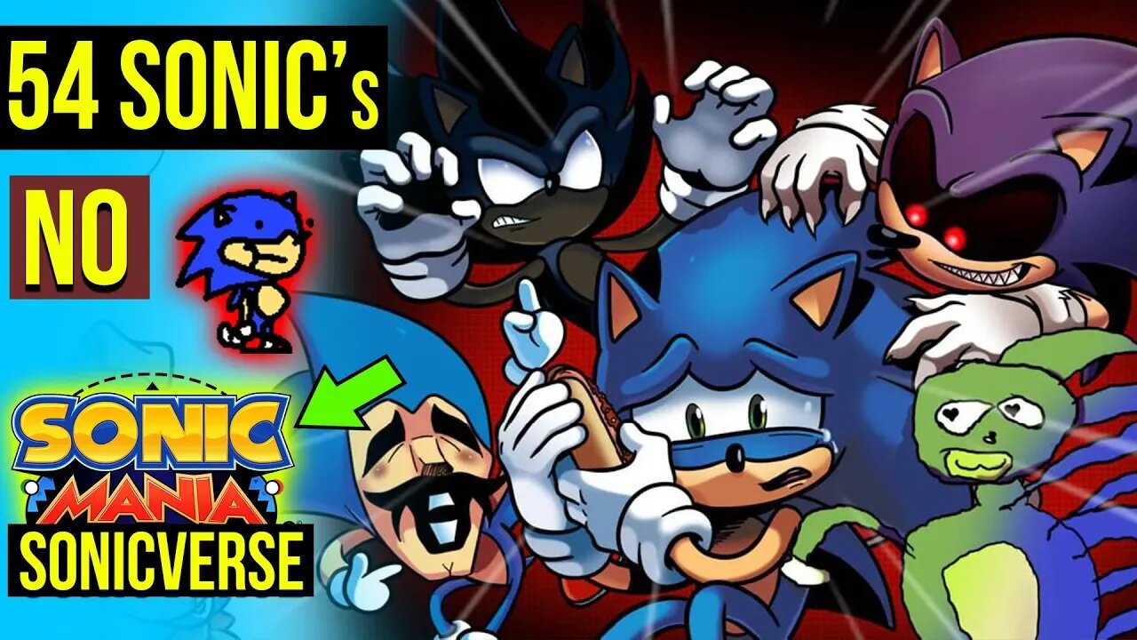 54 SONICS JUNTOS EM SONIC MANIA 😱 | SONICVERSO