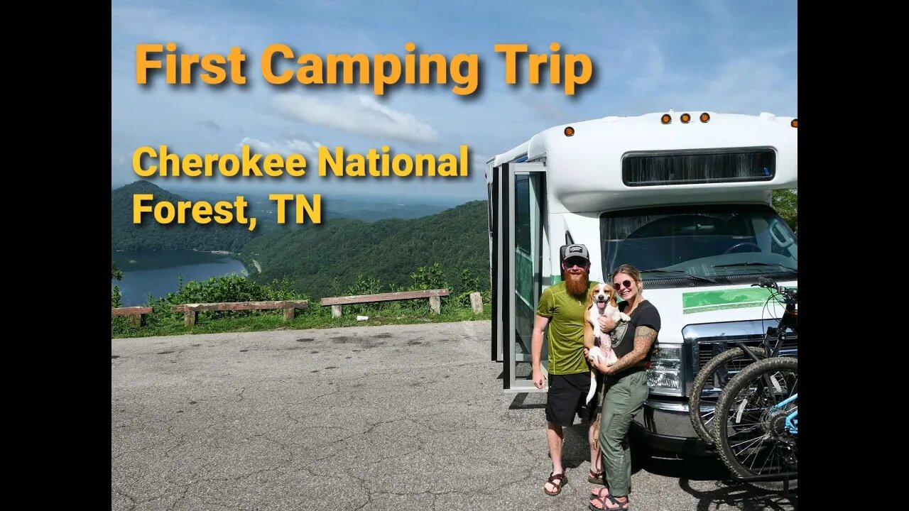 Shuttle Bus Conversion || First Camping Trip || Cherokee National Forest, Tennessee