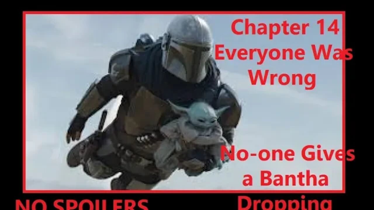 Chapter 14 - Everyone Was Wrong and No-one Gives a Bantha Dropping-The Tragedy We Didn’t See Coming