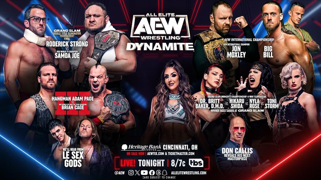 All Elite Wrestling Dynamite Sept 13th Watch Party/Review (with Guests)