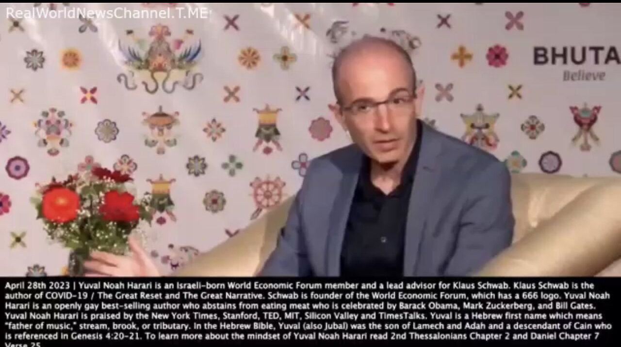 Yuval Harari - Next Election In the U.S. In Nov. 2024 Is Likely to Be Run to a Large Extent By A.I.