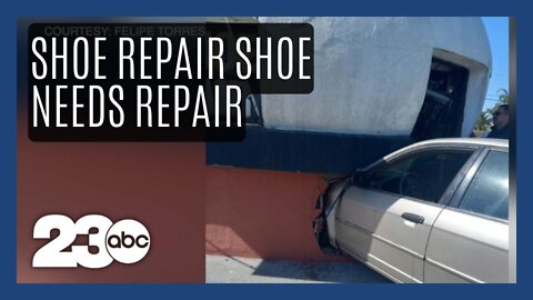 Bakersfield's Big Shoe damaged, cobbler now uncertain about his livelihood