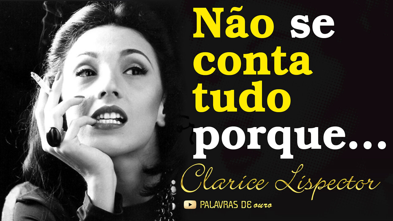 Citações de Clarice Lispector --- Aforismo e Pensamentos