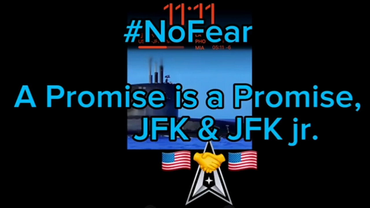 JFK Pascal Najadi - NOFEAR A Promise Is A Promise. JFK And JFK Jr - June 19..