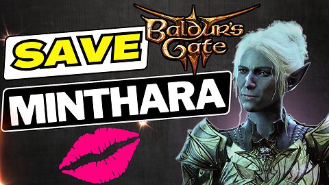 How To Save The Best Companion Minthara The Drow Paladin Baldurs Gate 3 #criticalrealms #baldursgate3