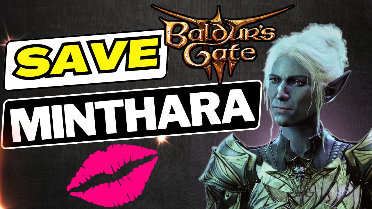 How To Save The Best Companion Minthara The Drow Paladin Baldurs Gate 3 #criticalrealms #baldursgate3