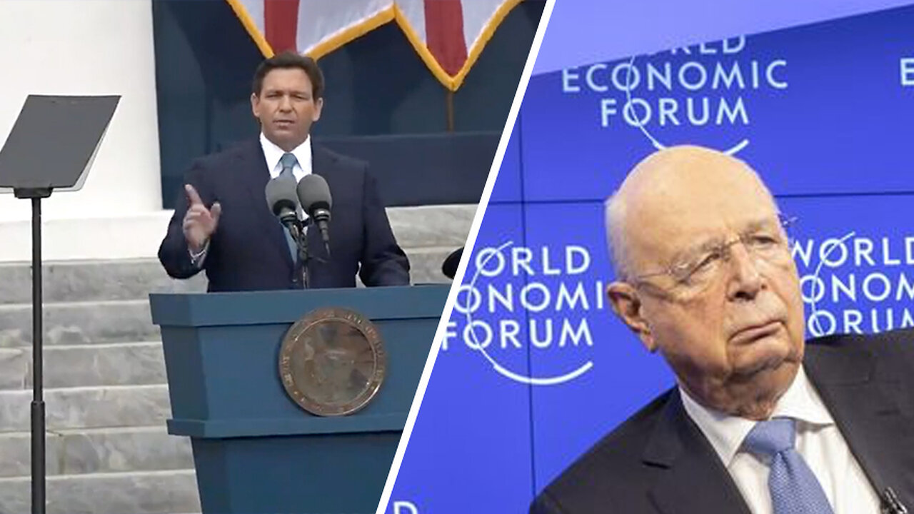 DeSantis Torches "Jetsetting Davos Elite" During Inaugural Speech