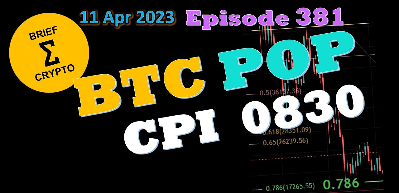 BriefCrypto - BITCOIN POP TODAY and CPI Tomorrow 0830 est - Big Moves Ahead!