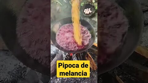 Pipoca de melancia