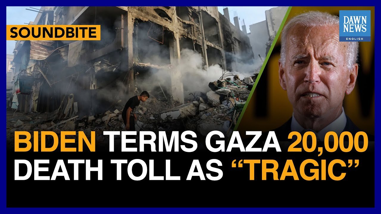 Biden Reacts to Heartbreaking 20,000 Death Toll in Gaza | NewsGlow Exclusive