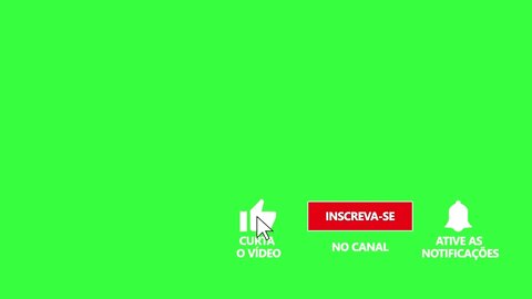 Chroma key botão inscreva-se green screen