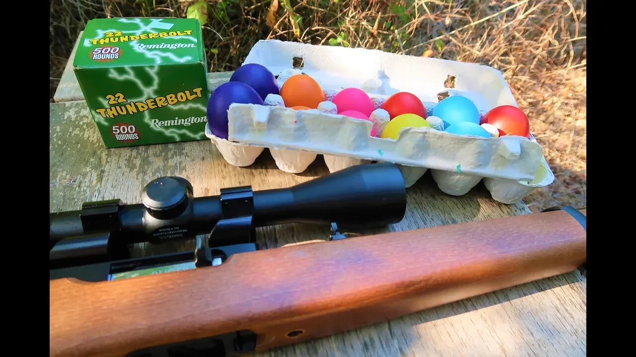 Egg Confetti with 22lr