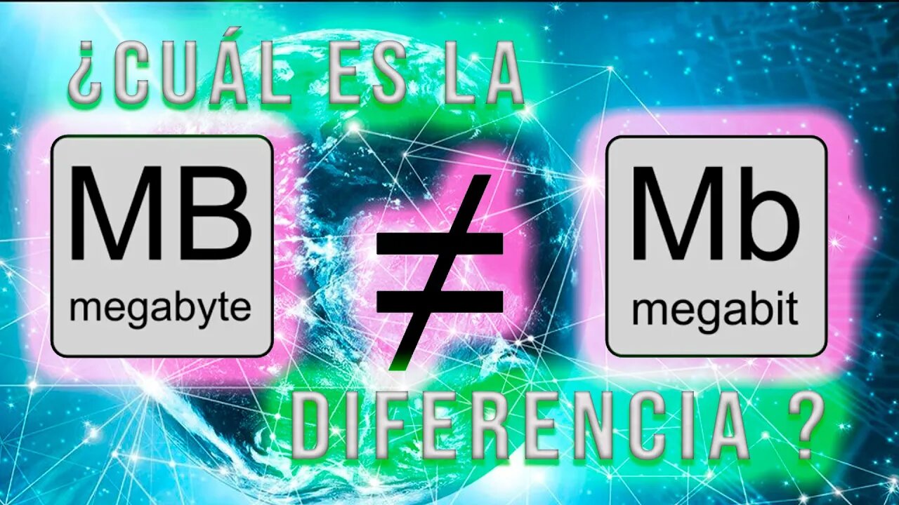 ¿Cual es la diferencia entre MB y Mb ? como te estafan las empresas de internet con esto.