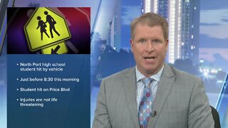 North Port student struck by vehicle