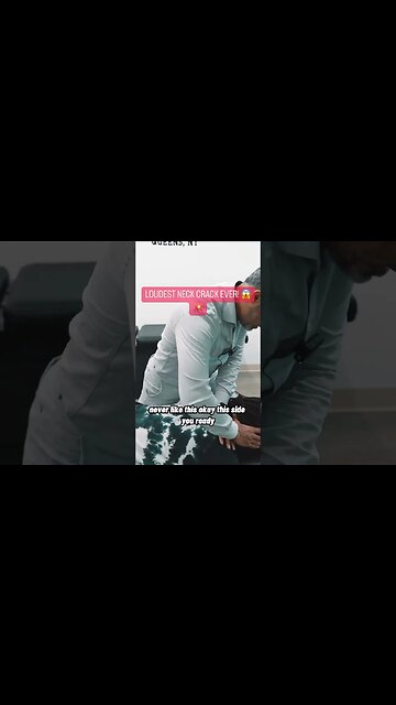 LOUDEST NECK CRACK EVER! 😱💥🤯 | Dr. Boris Nektalov #neckcrack #chiropractor #asmr #shorts