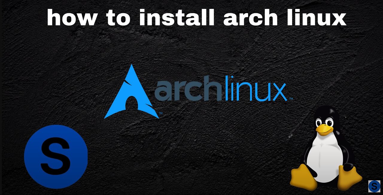 how to install arch linux