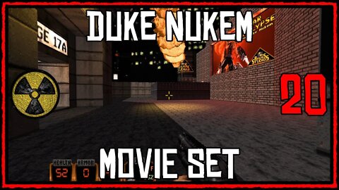 Duke Nukem 3D Playthrough Part 20 – Movie Set. PC Gameplay 2020