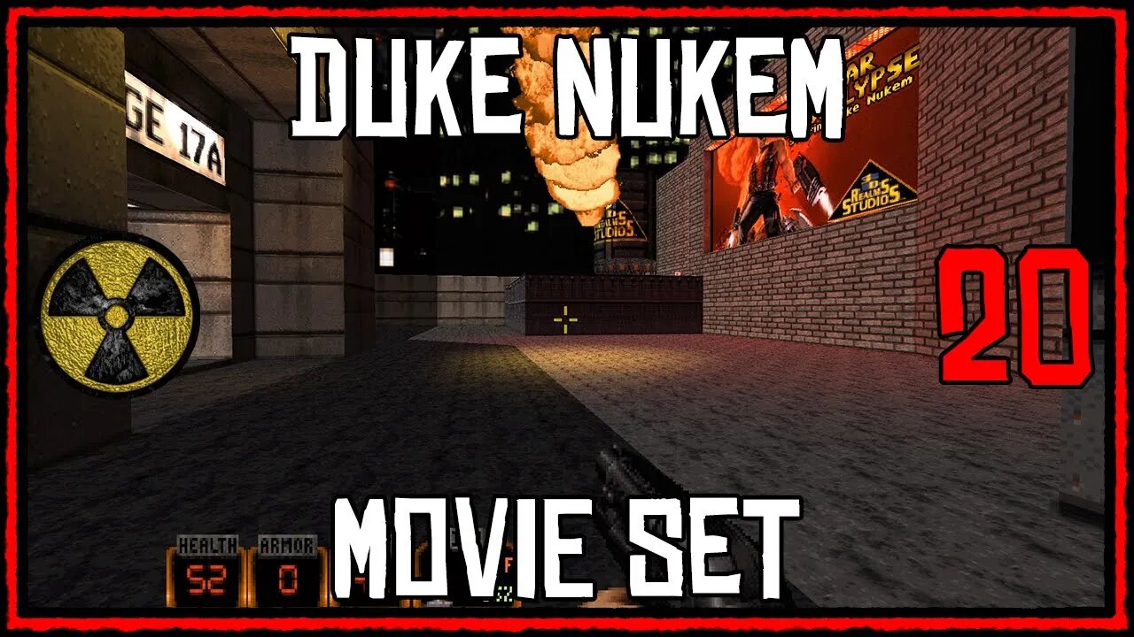 Duke Nukem 3D Playthrough Part 20 – Movie Set. PC Gameplay 2020