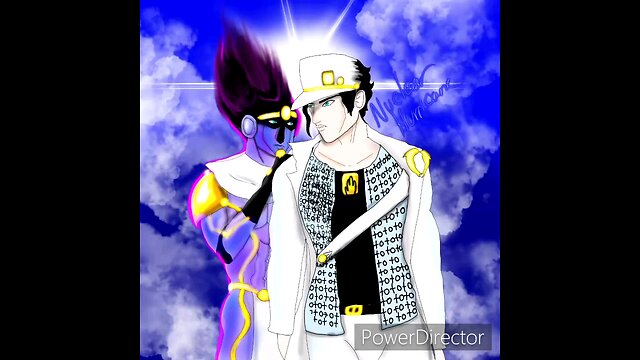 star Platinum and jotaro fanart