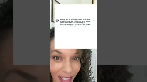What happens when you are black and speak against Critical Race Theory. #shorts