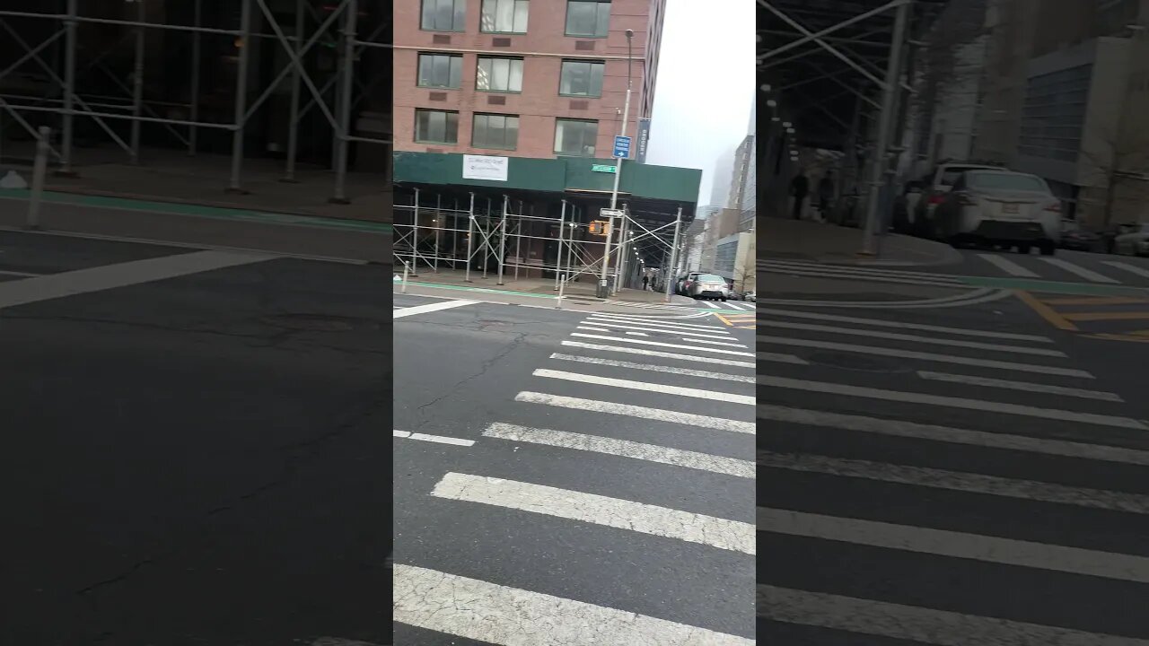 West 60th Street in New York City 2021.