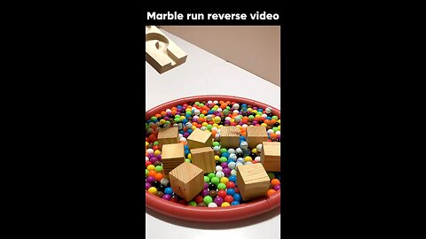 Marble run reverse video