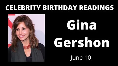 horoscope birthday today Gina Gershon