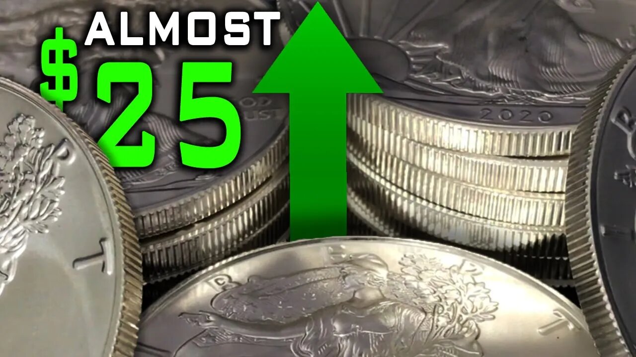 Silver Nears $25! The END Of Low Silver Prices!