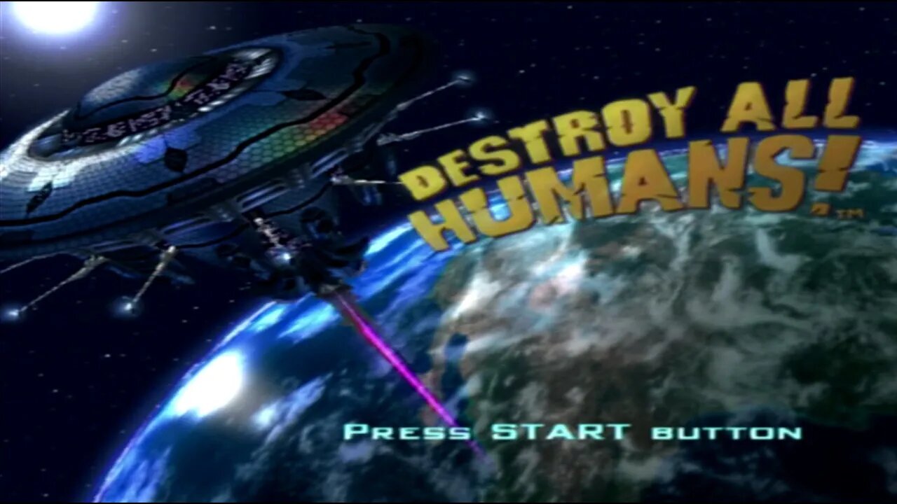 #PS2 DESTROY ALL HUMANS! LISTENING TO POX'S ON BOARD THE MOTHER SHIP