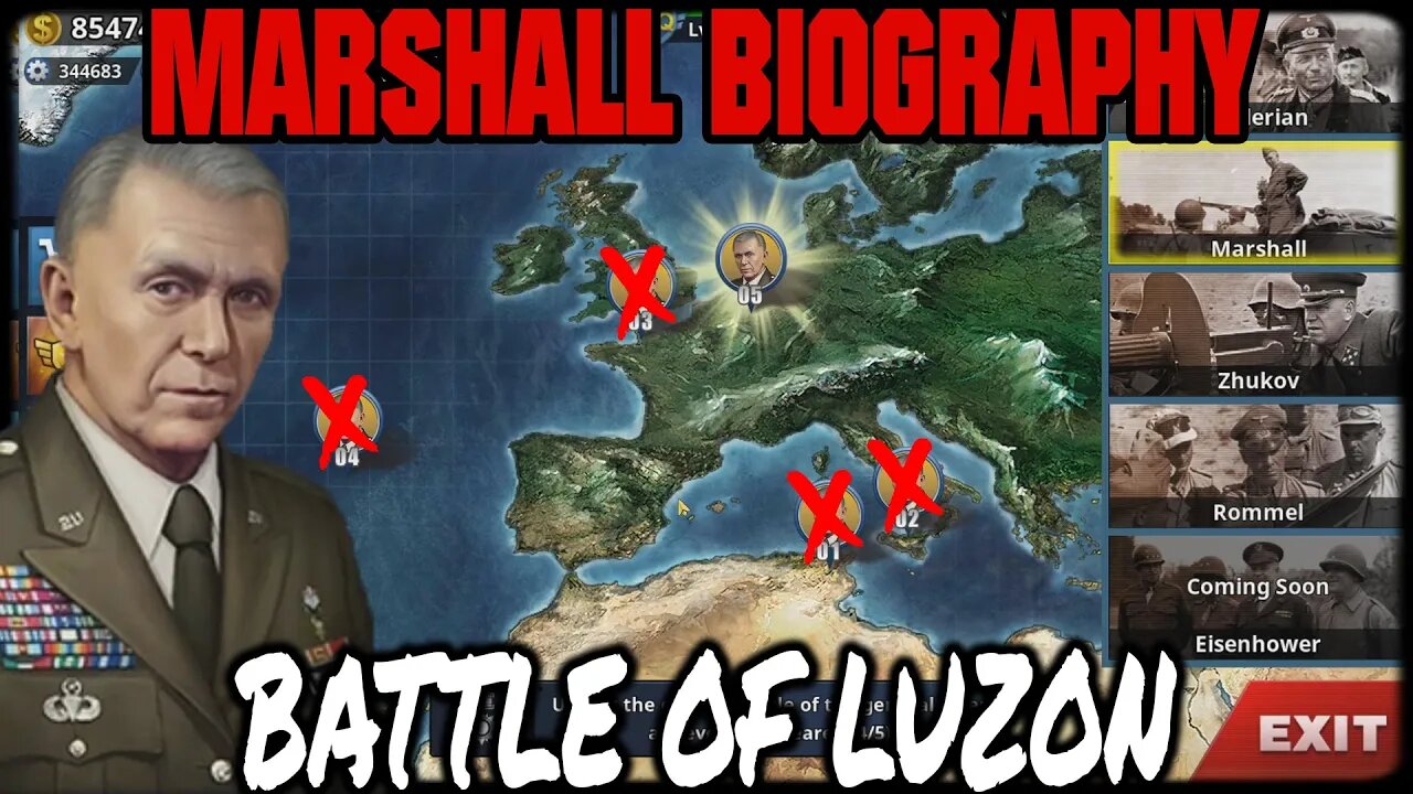 MARSHALL BIOGRAPHY: BATTLE OF LUZON