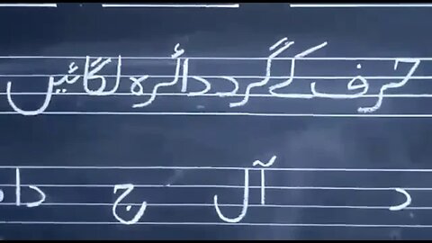 Nursery Urdu haraf aur lafaz ki pahchan