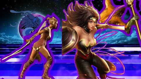 The Amazon Warrior saves the Day for WARRIOR QUEEN WONDER WOMAN! / Injustice 2 mobile