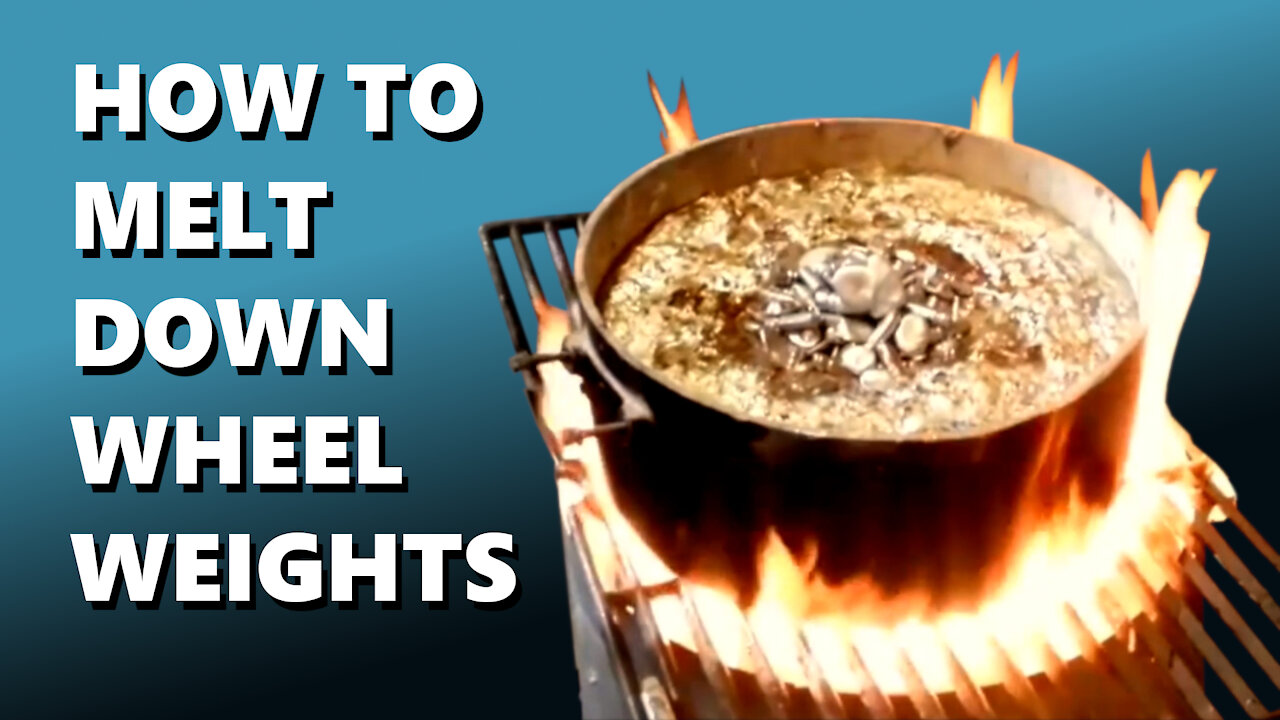 How To Melt Down Wheel Weights for Making Cast Bullets