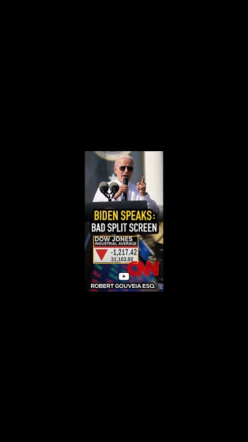 Biden Speaks: BAD Split Screen #shorts