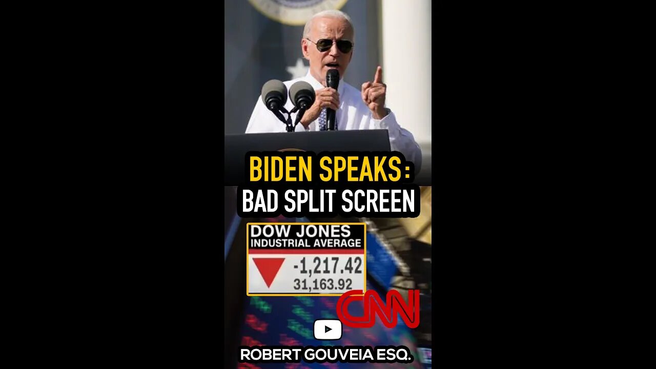 Biden Speaks: BAD Split Screen #shorts