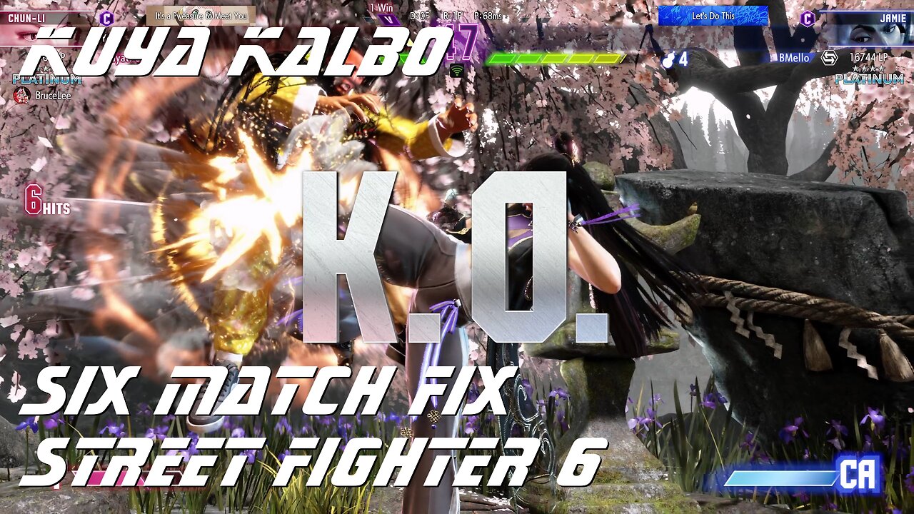 Kuya Kalbo Six Match Fix with Chun Li on Street Fighter 6 as Puyat 01-29-2024 Part 2.