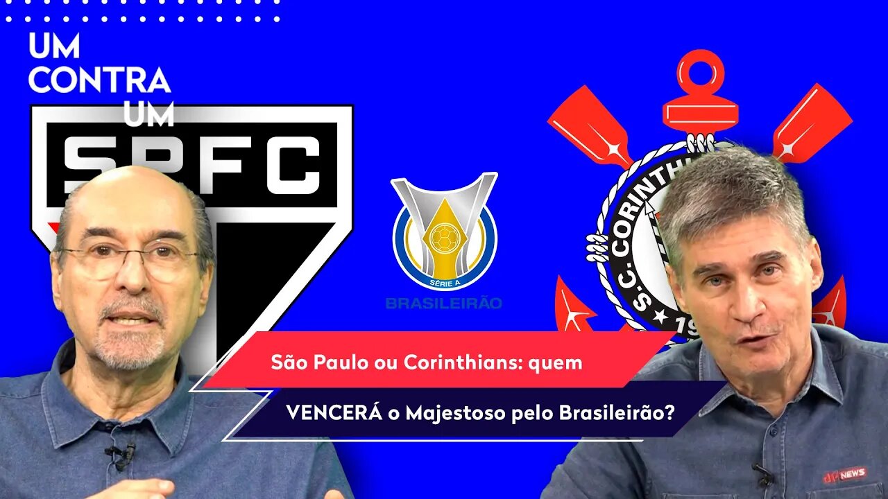 "TÁ DESESPERADO! Se o Corinthians TOMAR UMA CACETADA do São Paulo..." OLHA esse DEBATE antes do JOGO