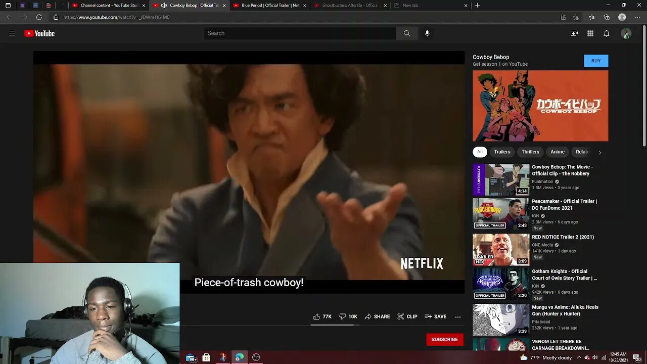 REACTION!!!Cowboy Bebop | Official Teaser “Lost Session” | Netflix