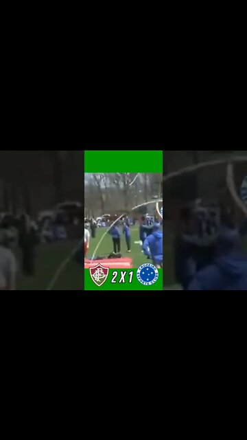 FLUMINENSE 2 X 1 CRUZEIRO