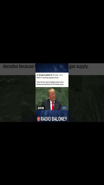 TRUMP Was Right About Germany #shorts