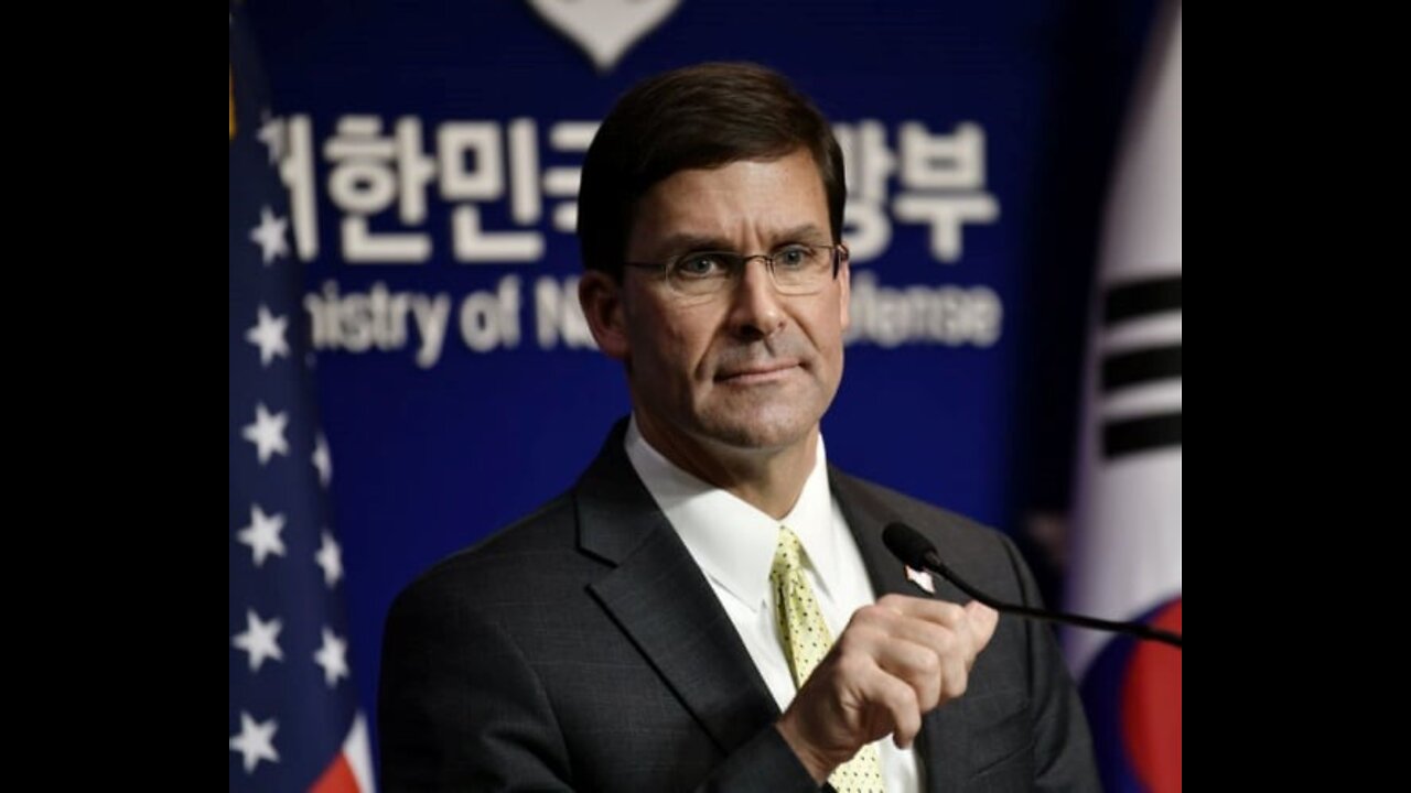 Former Defense Secretary Esper Drops Suit Against DOD Over Book Redactions