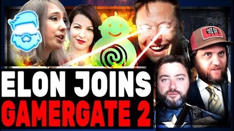 ELON MUSK GOES NUCLEAR ON WOKE VIDEO GAMES & SHARES MY VIDEO! GAMERGATE 2 IS HERE!