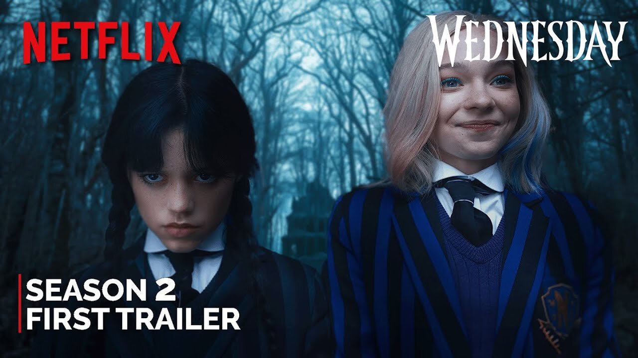 Wednesday Addams -Season 2(2025) | Trailer | NETFLIX & Jenna Ortega(4K) LATEST UPDATE & Release Date