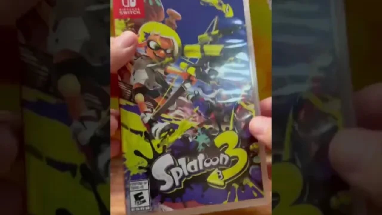 Splatoon 3 Unboxing #shorts #splatoon3 #unboxing #nintendoswitch #nintendo