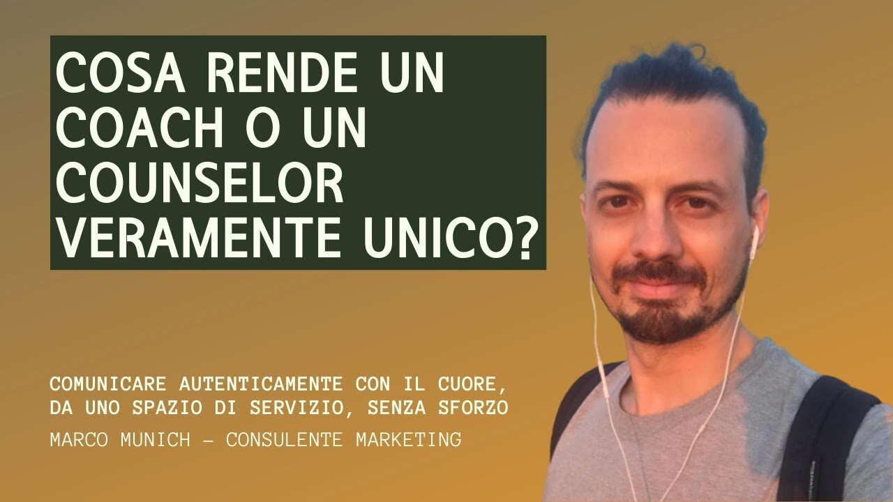 COSA RENDE UN COACH O UN COUNSELOR VERAMENTE UNICI?